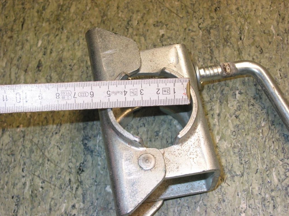 Klemmhalter Für Laborständer – Aluminium-Kopfklemme (Spannbereich 0–16 Mm) Für Retortenständer & Labore