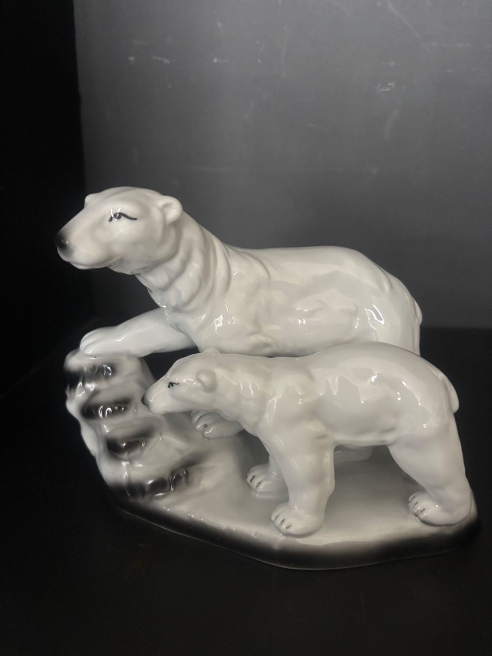 Statuette: Graf von Gerlitzen Neundorf, Eisbären – Usato da Bettwiesen venduto da Raisa1973 2