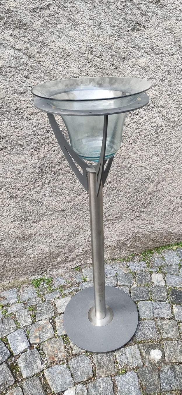 Sonstiges für Haushalt & Wohnen: Glasschale in Schmiedeisenständer – Gebraucht aus St. Gallen von Hcap90