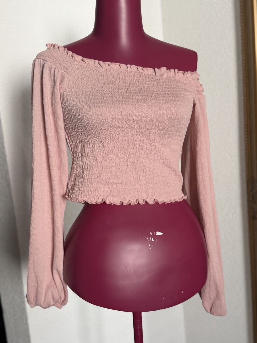 H&M Camicette: Rosa Off-Shoulder Bluse – Nuovo (secondo la descrizione) da Niederuzwil venduto da Lisascloset