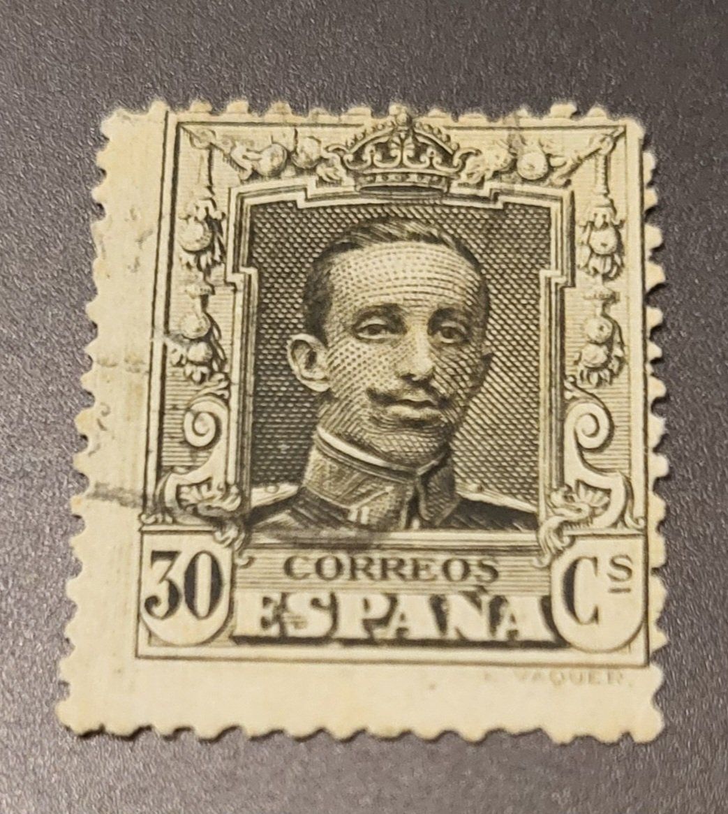 Tutti i francobolli: Spanien 1922 dezentriert briefmarke – Usato da St Gallen venduto da Stampsalshobby