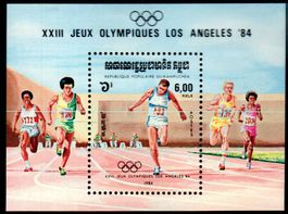 1984 KAMBODSCHA OLYMPIADE LOS ANGELES **POSTFRISCH** - MA312