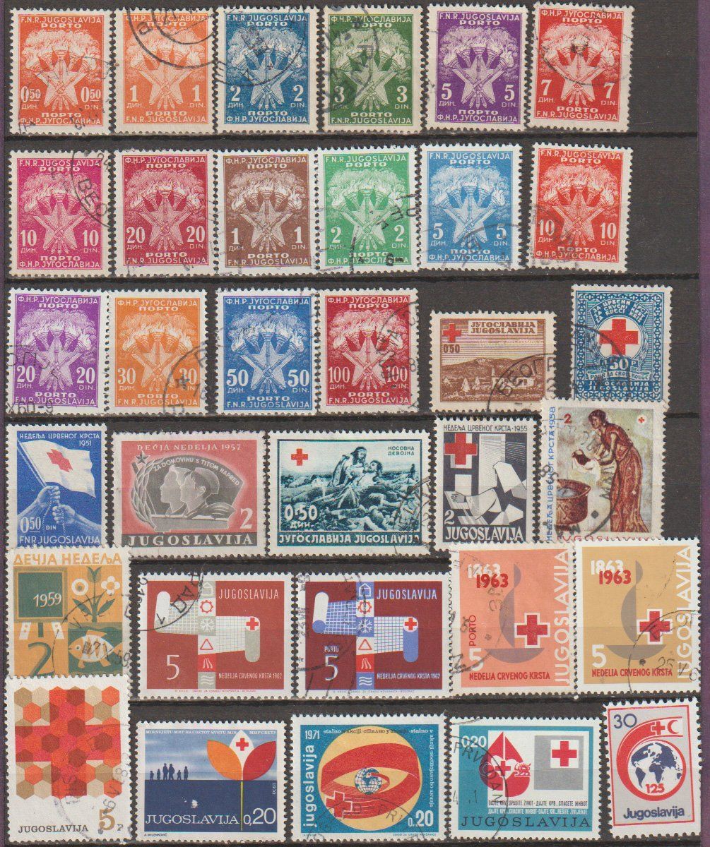 Alle Briefmarken: Yougoslavie – Gebraucht aus Crans-Montana von kira56