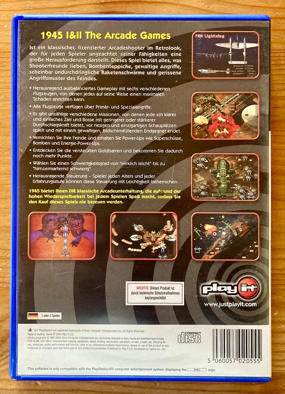 Sony Giochi: 1945 I & II The Arcade Games - PS2 – Usato da Zürich venduto da Djmotionch 3