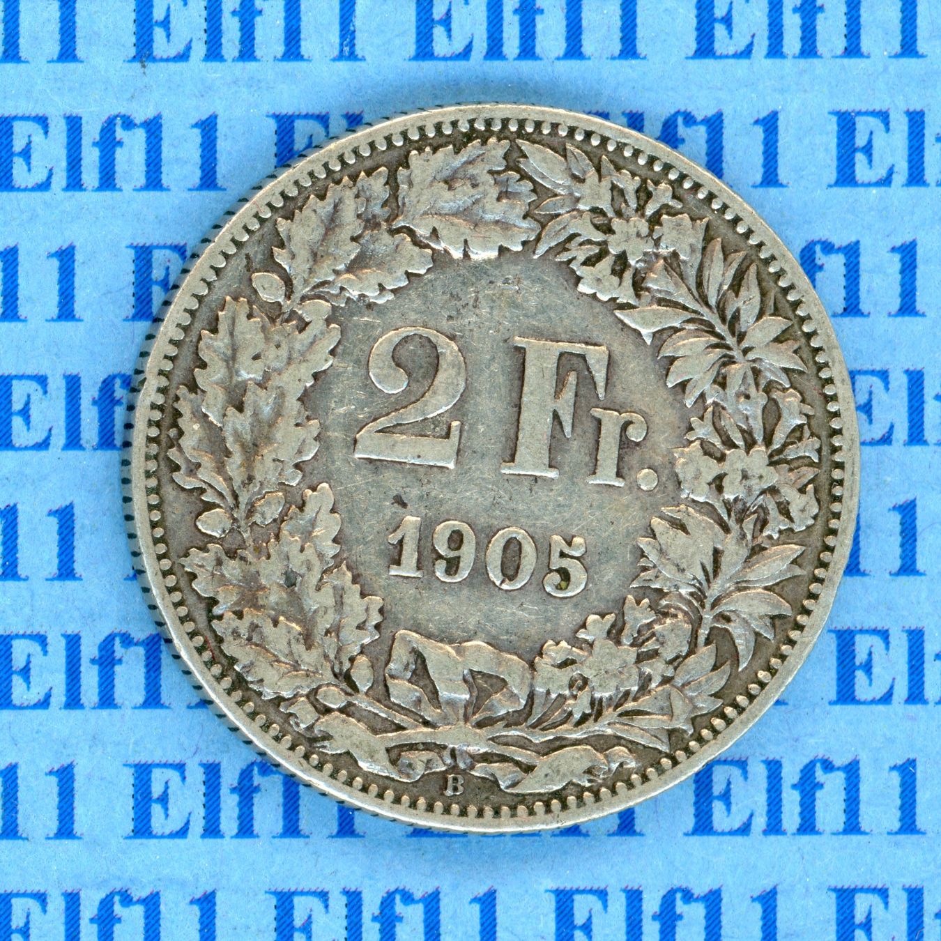 Alle Münzen: CHF___2.00 1905 -ss 2 Franken – Gebraucht aus Widnau von Elf11