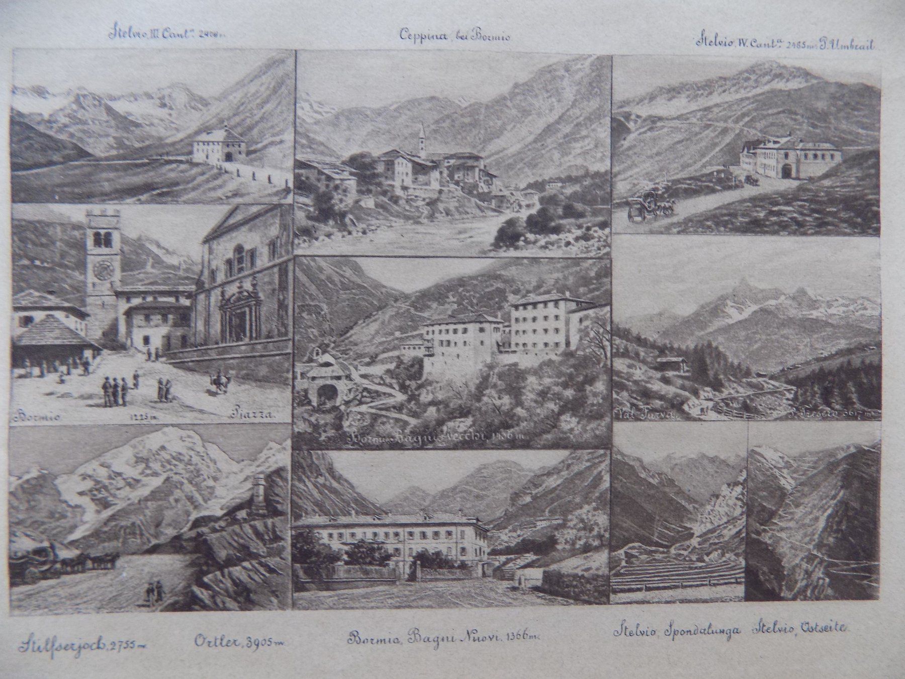 Gravures: Bormio Stelvio – D'occasion à Risch par Rischli15 7