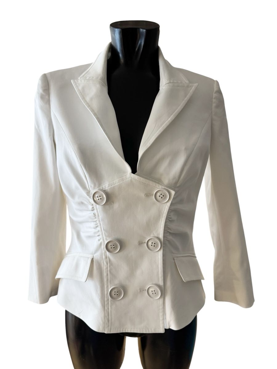 John Galliano Giacche: John Galliano Blazer Weiss Gr.36 – Usato da Zürich venduto da Finesse54 3