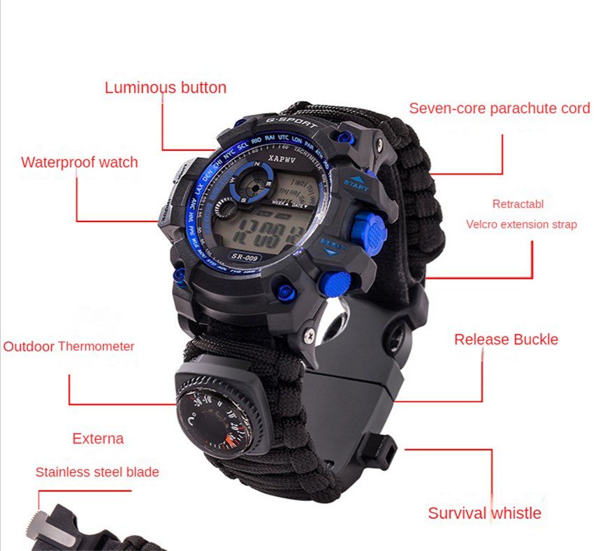 Orologi: Outdoor-Überlebensuhr – Nuovo e nell'imballaggio originale da Zürich venduto da Sarameier 7