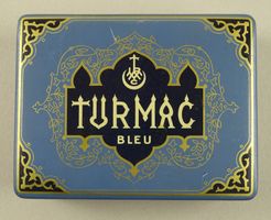 TURMAC BLEU, 100 CIGARETTE, ZÜRICH-SEEBACH, ALTE BLECHBÜCHSE