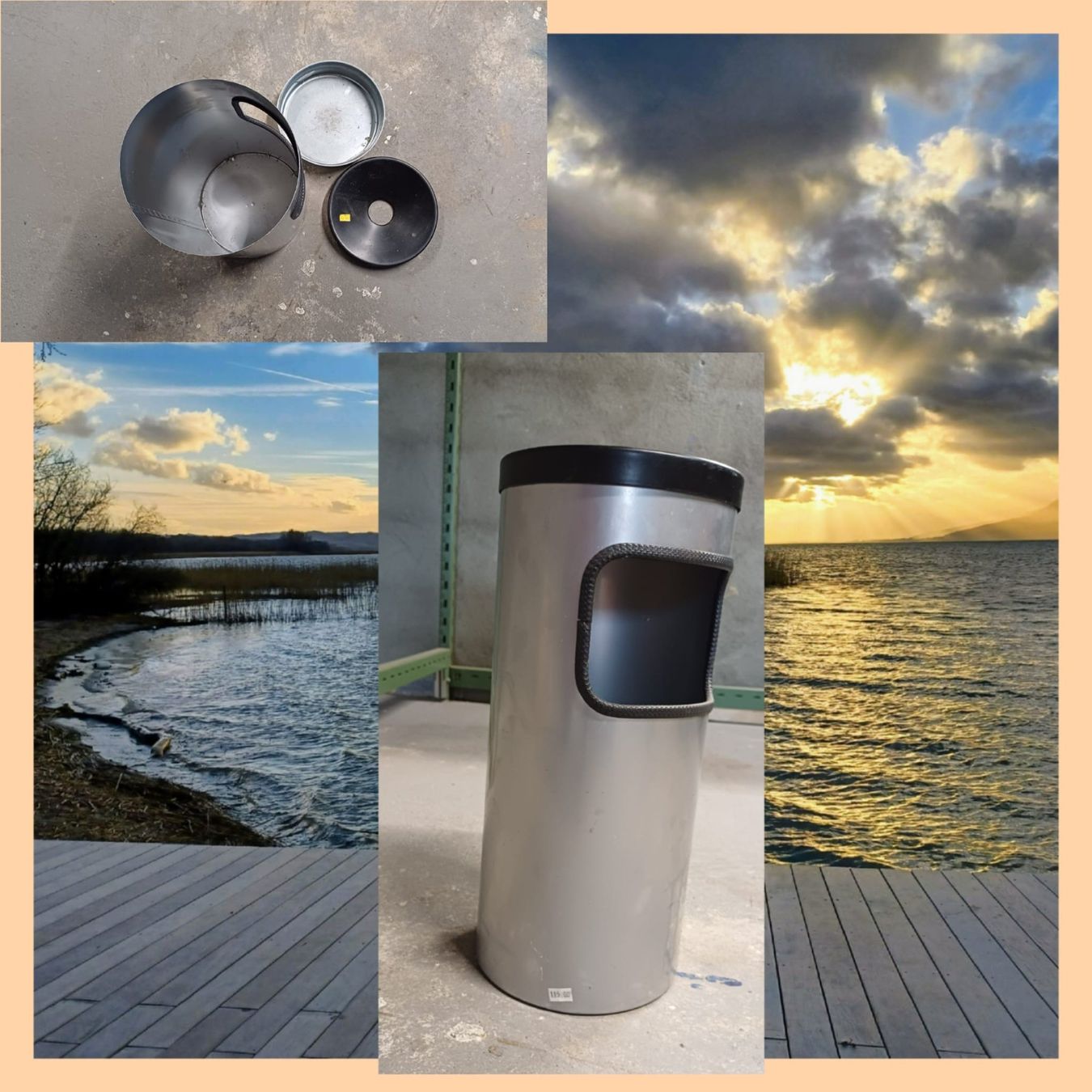 Aschenbecher: Cendrier/Aschenbecher der Perfekte ,solide stand!Pause Göhnt – Neu (gemäss Beschreibung) aus Payerne von jea_m6nb