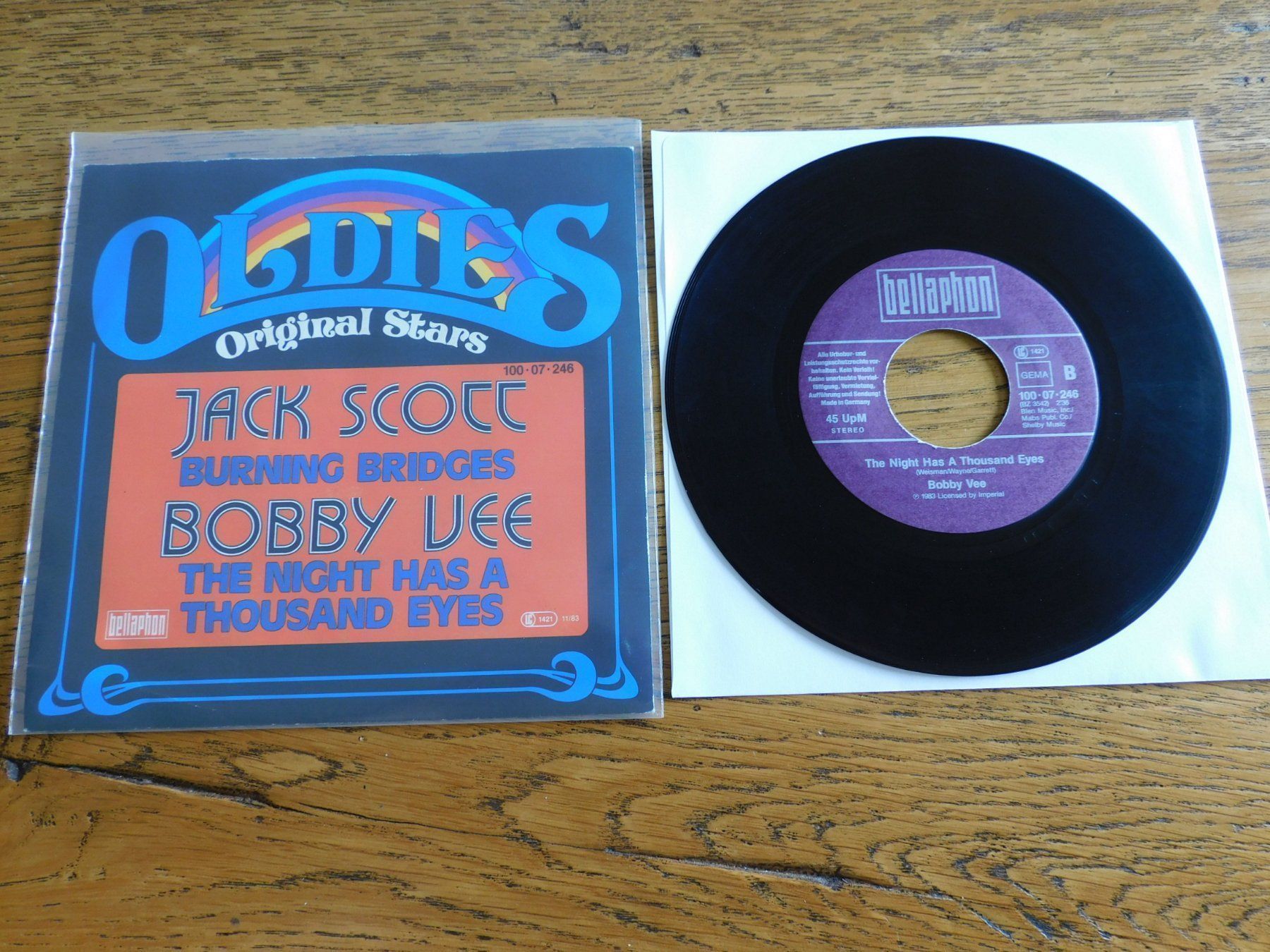 Schallplatten: Jack Scott / Bobby Vee ‎– Burning Bridges – Gebraucht aus Emmenbrücke von lamorak