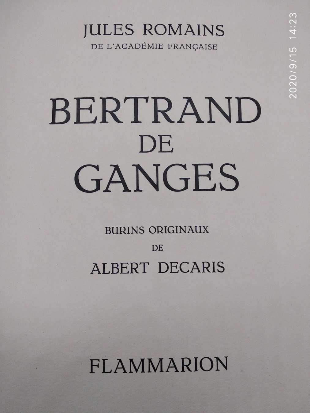 Posters & Illustrations: ALBERT DECARIS - JULES ROMAINS – D'occasion à Goldach par Gaip 5