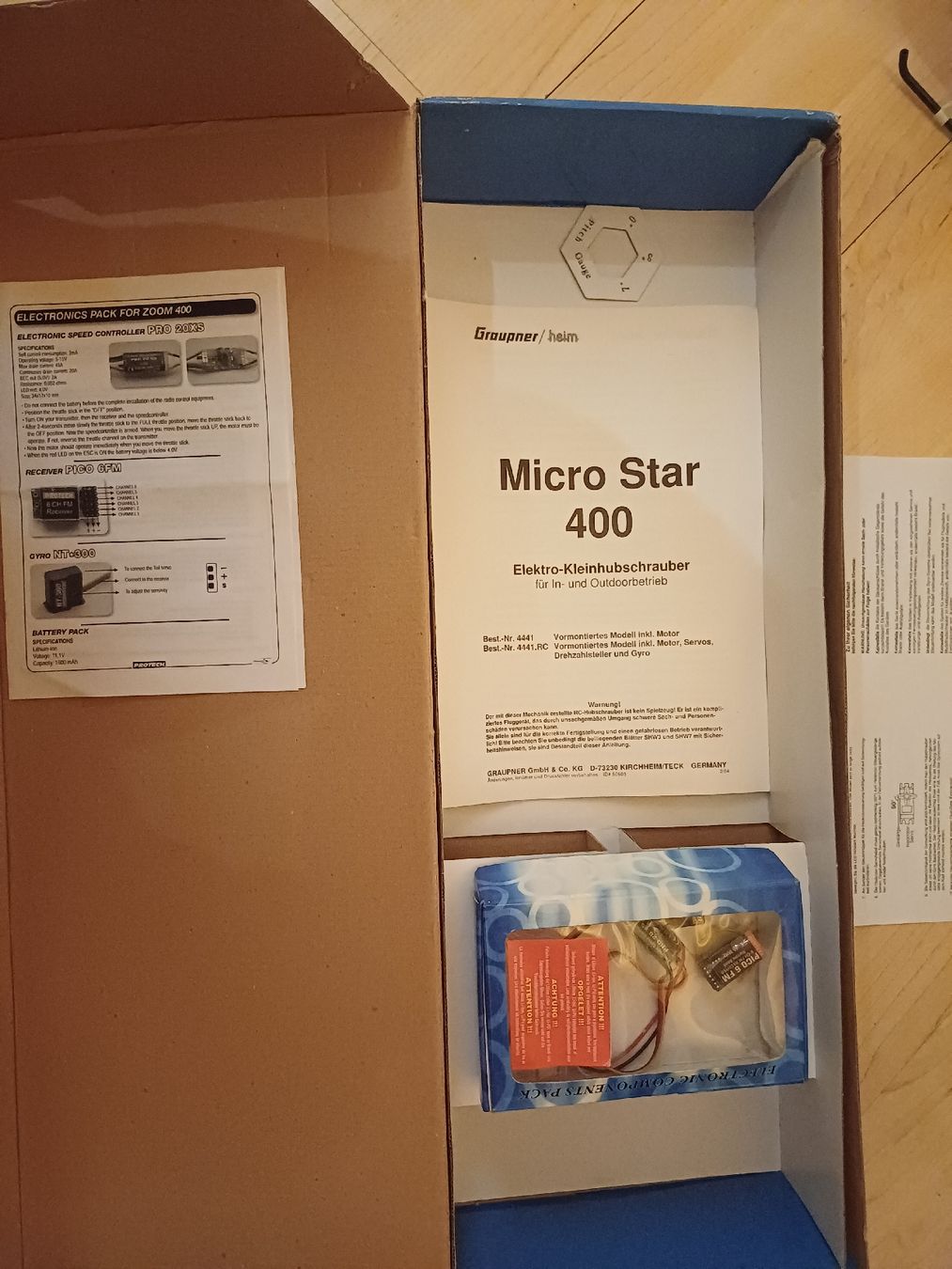 Graupner Modellismo RC: graupner micro star 400 – Nuovo (secondo la descrizione) da Ittigen venduto da mar_hbr9 2