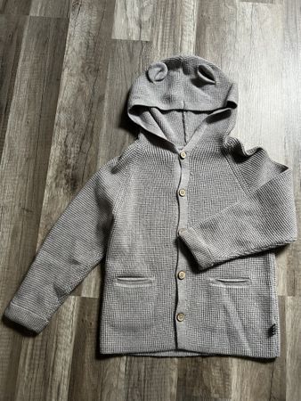 Süssi ZARA Strickjacke mit Öhrli-Kapuze, Gr.104