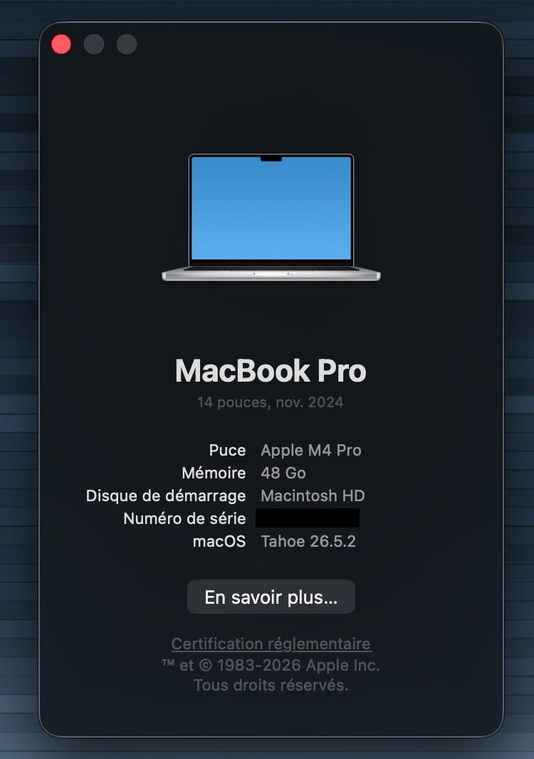 Apple Notebook: MacBook Pro M4 Pro 14" – Usato da Lausanne venduto da dchapuis 5