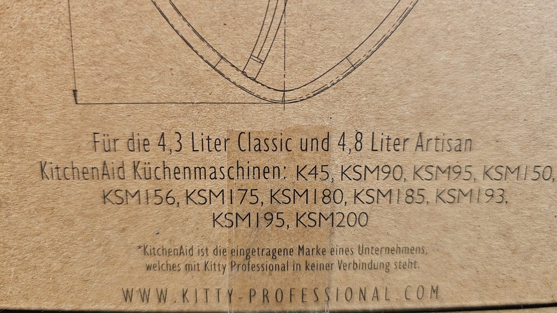 Kitchenaid Küchengeräte: Kitty Taifun Flachrührer Profi-Qualität – Neu und originalverpackt aus Jegenstorf von Bracher_Mail-House 9
