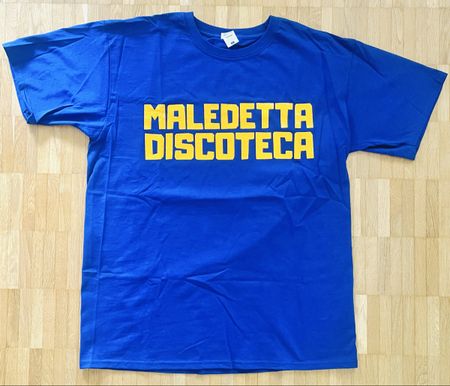 Maledetta Discoteca Rom T-Shirt Blau Gr. L