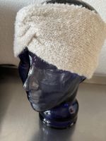 Twist Stirnband, écru, warme weiche Qualität