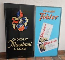 Kein Emailschild,Hinterglas,Maestrani,Tobler,Chocolat,Plakat