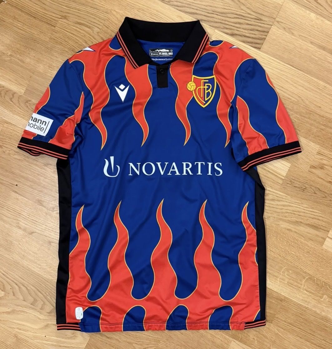 Canottiere & Pantaloni: FC Basel 2024/25 Trikot Gr.L – Usato da Basel venduto da eli_n5yh