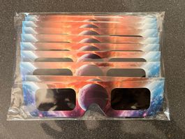 2 paires lunettes eclipse en carton
