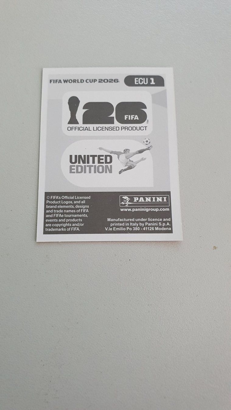 Panini Sammelbilder & Trading cards: Panini Sticker WM 2026 - ECU 1 – Neu (gemäss Beschreibung) aus Beromünster von boeggy 1