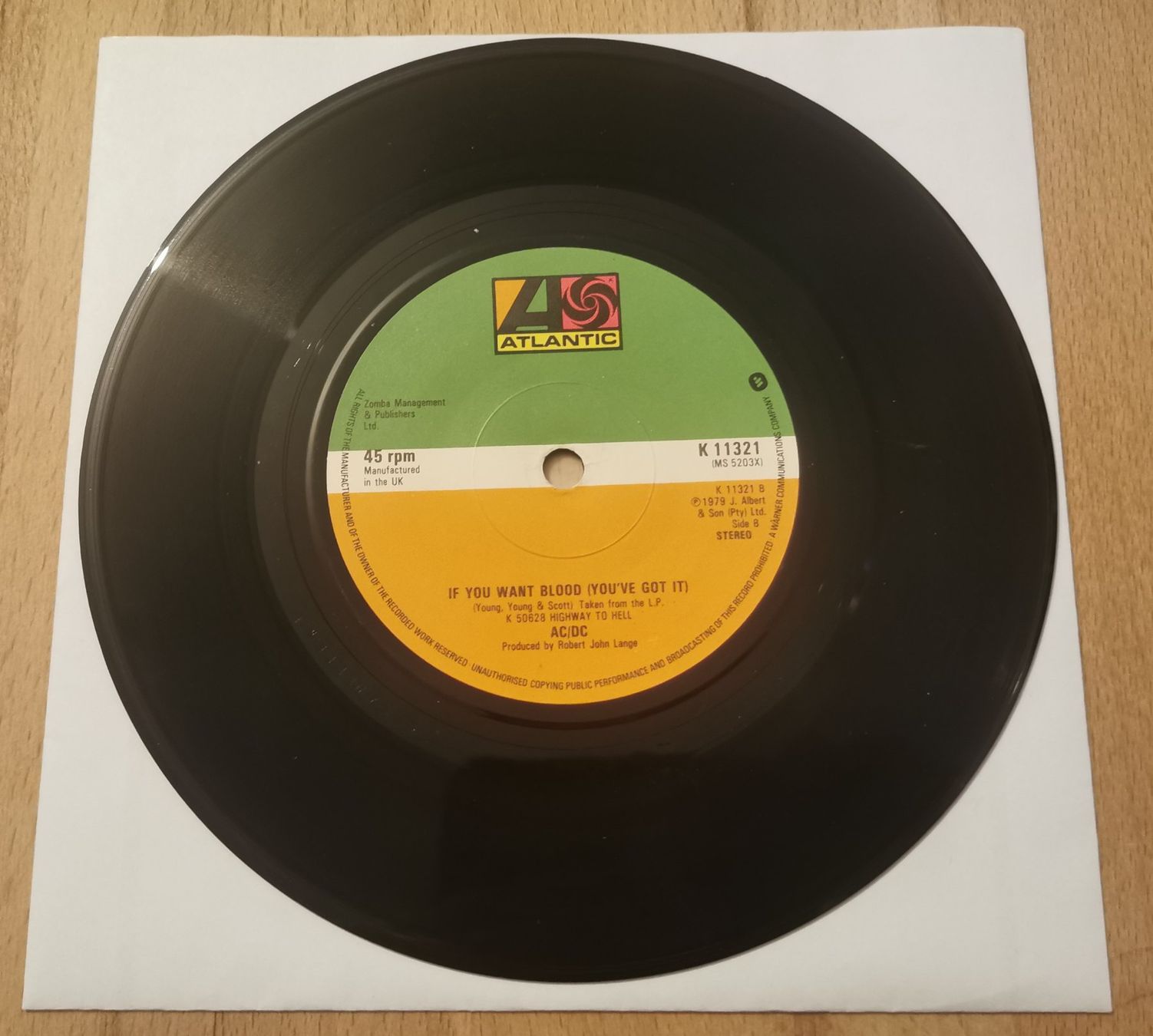 Dischi in vinile: AC/DC: Highway to hell 7" Single Original 1979 – Usato da Münchwilen TG venduto da Swb 3