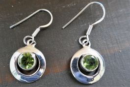 Ohrhänger in Silber mit Peridot