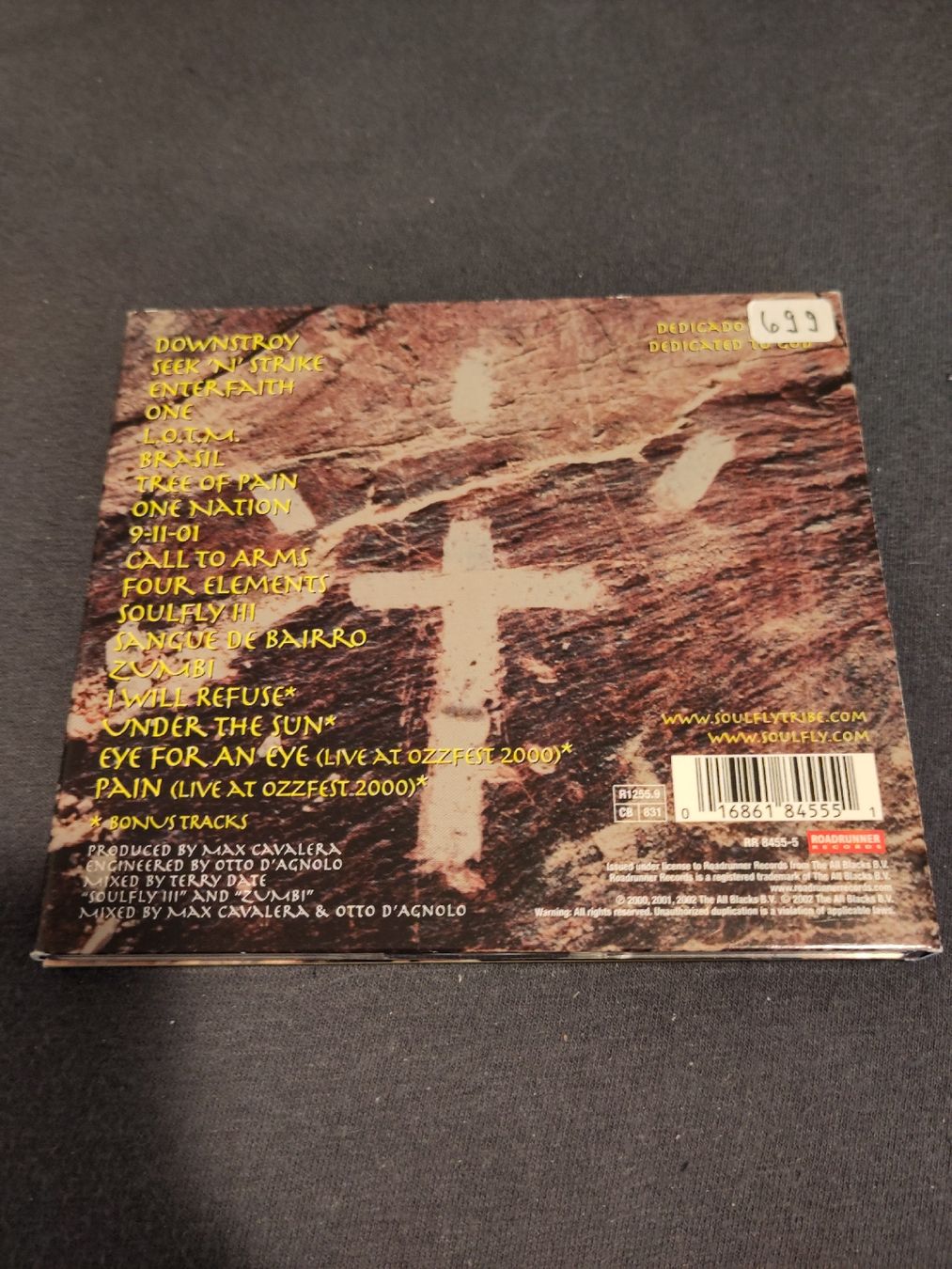 CD: Soulfly  – Usato da Zürich venduto da Heldel 2