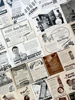 Rasieren / Rasage - 40 alte Werbungen / Réclames 1908/57