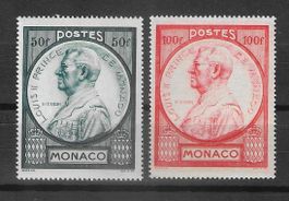 Monaco No. 313-314** postfrisch MNH 1946