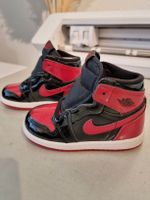Jordan 1 Retro High OG TD 8c (EUR 25) schwarz rot NEU 