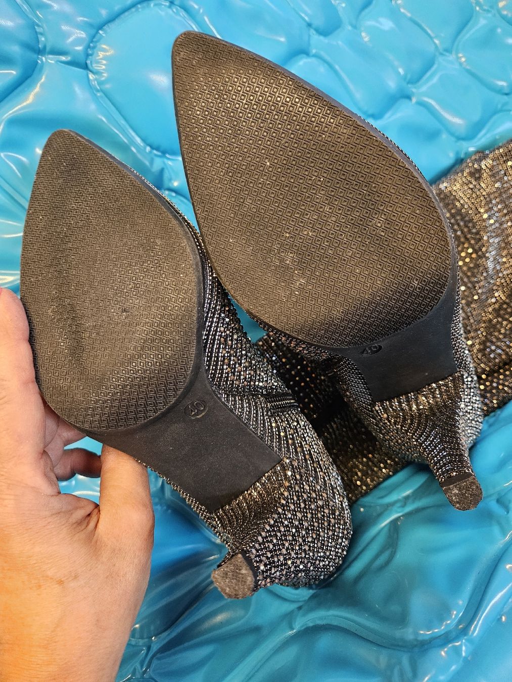 Scarpe da donna: Stiefel Glitzer Gr. 40 – Usato da Aesch BL venduto da Ipnf 4