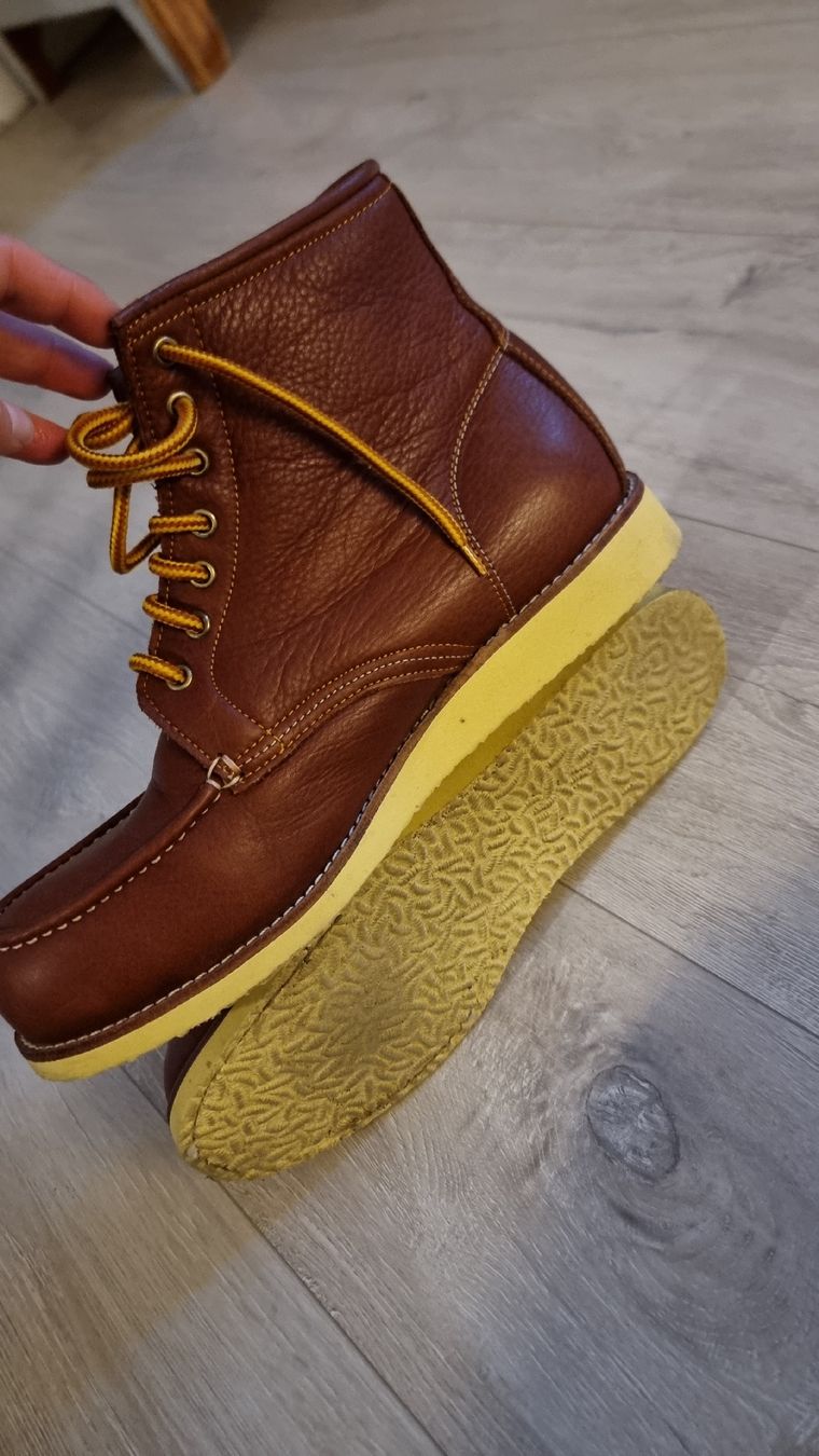 Herrenschuhe: Bunker Boots Braun, Leder, Grösse 45 neuwertig – Neu (gemäss Beschreibung) aus Wigoltingen von Zuckerfee84 2