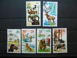 DDR 1977 Jagdwesen gest.