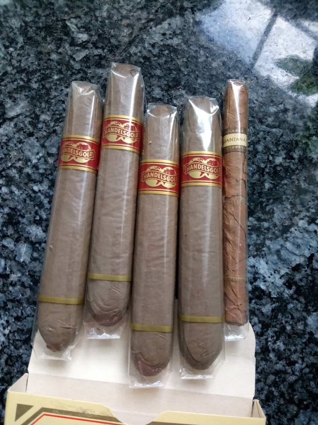 Sigari: Handelsgold Zigarren Nr.401 Sumatra-Java-Mischung 5 Stk – Nuovo (secondo la descrizione) da Volketswil venduto da Car1 2