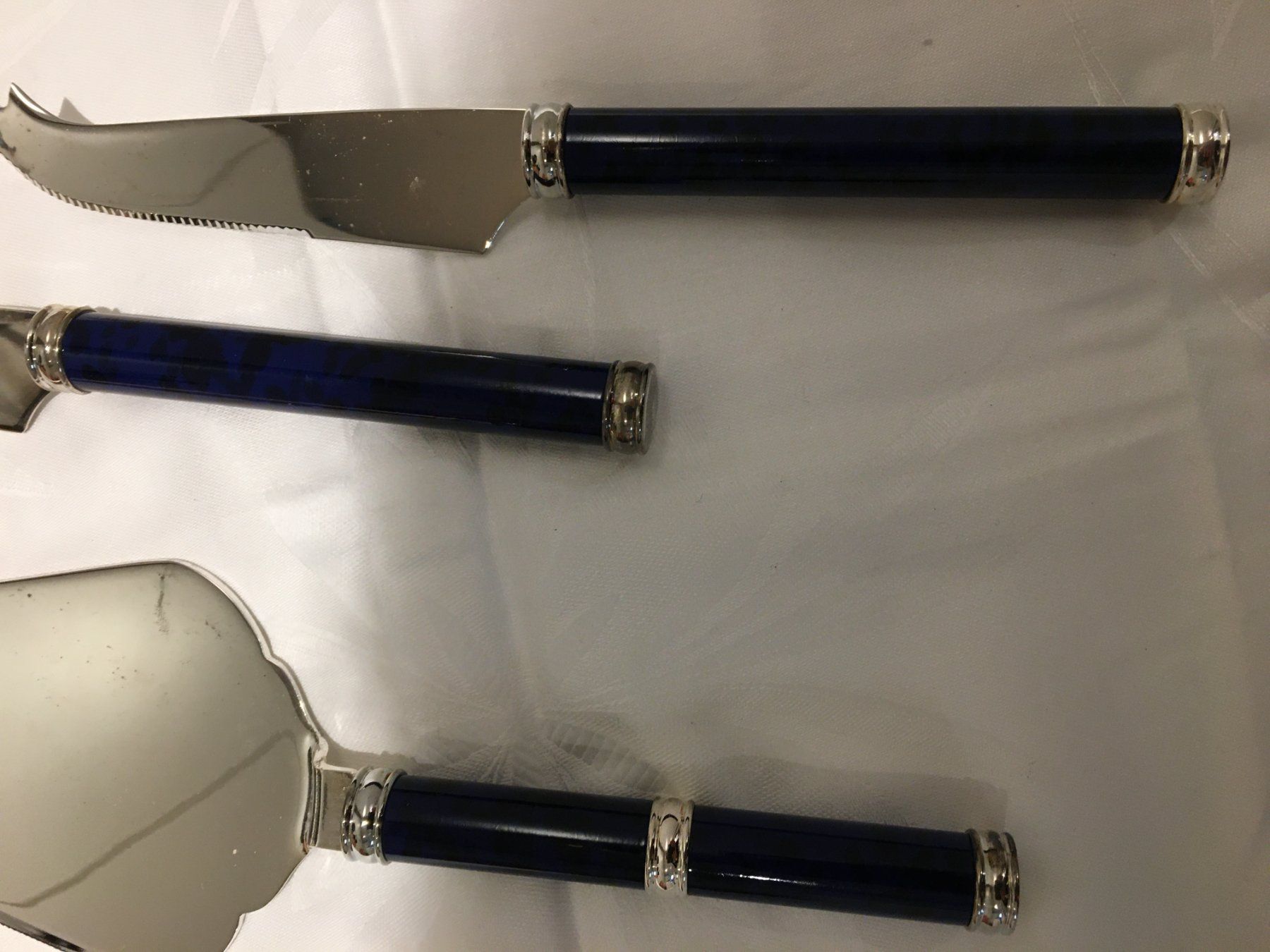 Piatti di portata: Servierplatte Glass versilbert Metall, Durchmesser 32 cm,NEU – Nuovo e nell'imballaggio originale da Heerbrugg venduto da dwfg 7