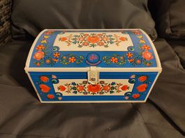 Blechdose Vintage Ifri Schuhmann 70er ~14x17x27cm