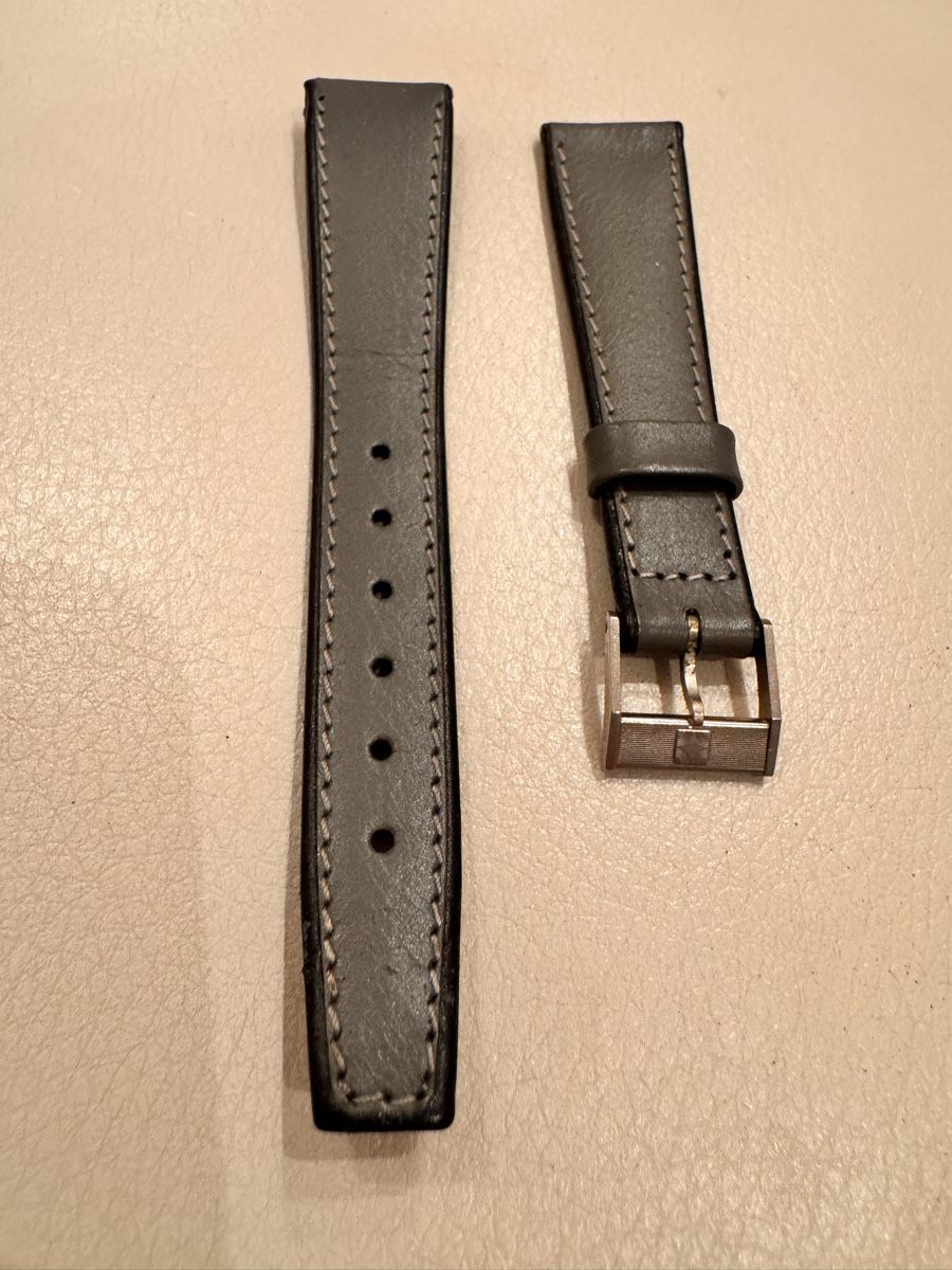 Armbänder & -reifen: Zenith Watch Strap - Original Leather 18mm - Grey – Neu (gemäss Beschreibung) aus Zürich von 613_g8jy 1