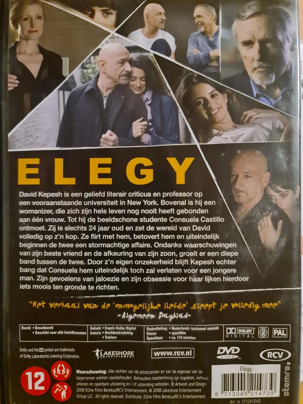 Tutti i DVDs: Elegy - niederländisch – Usato da Dintikon venduto da Vexi 1