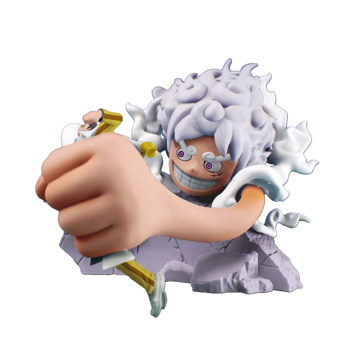 Statuette: One Piece Petitrama Logbox Re Birth Egghead Set 9 cm – Nuovo e nell'imballaggio originale da St-Imier venduto da ATTAKSHOP 2