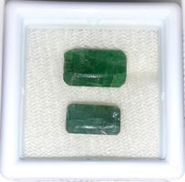 2x émeraudes 4.77 ct - Valeur 290.- Fr