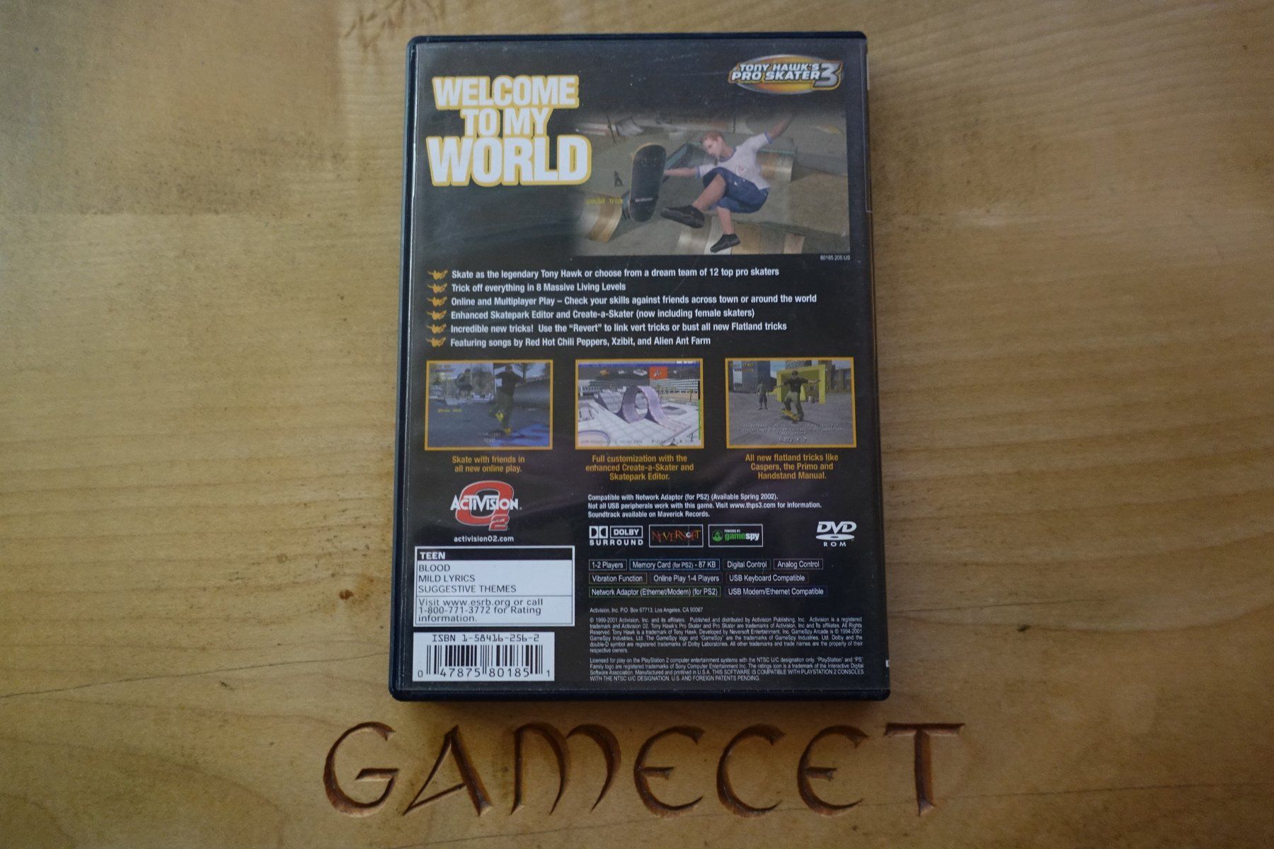 Sony Giochi: Tony Hawk's Pro Skater 3 - Amerika – Usato da Steinach venduto da Gamecet 2