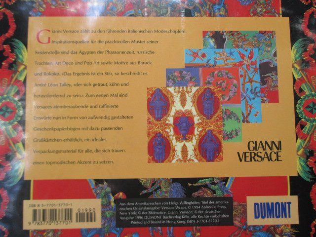 Carta: VERSACE Buch Verpackung Vintage Designs Geschenkpapier – Nuovo e nell'imballaggio originale da Wetzikon ZH venduto da freeze66north 2