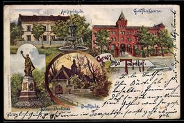 Litho Ganzsache PP9 F95: Berlin-Tempelho