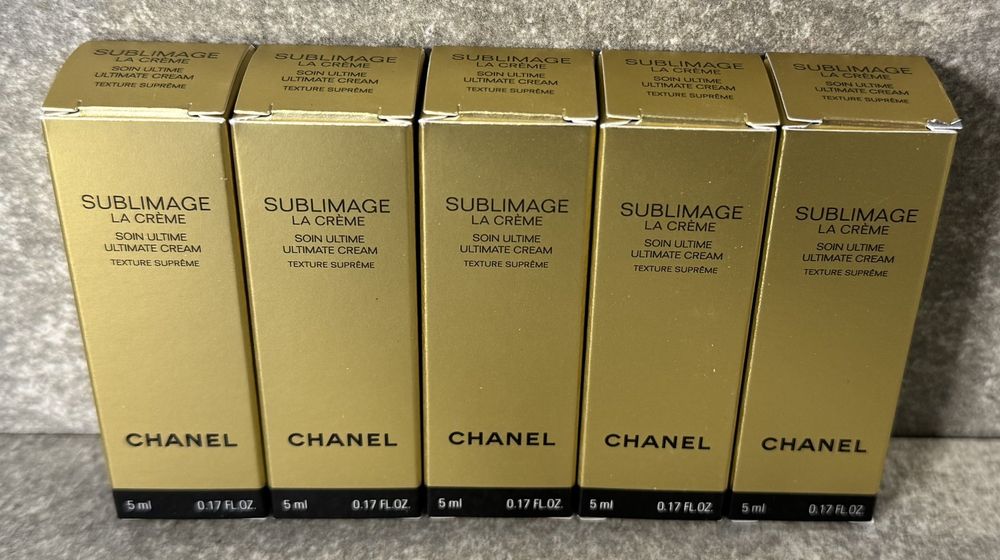 CHANEL SUBLIMAGE LA CRÈME TEXTURE SUPRÊME: 5 x 5ml Set ... (Neu und ...