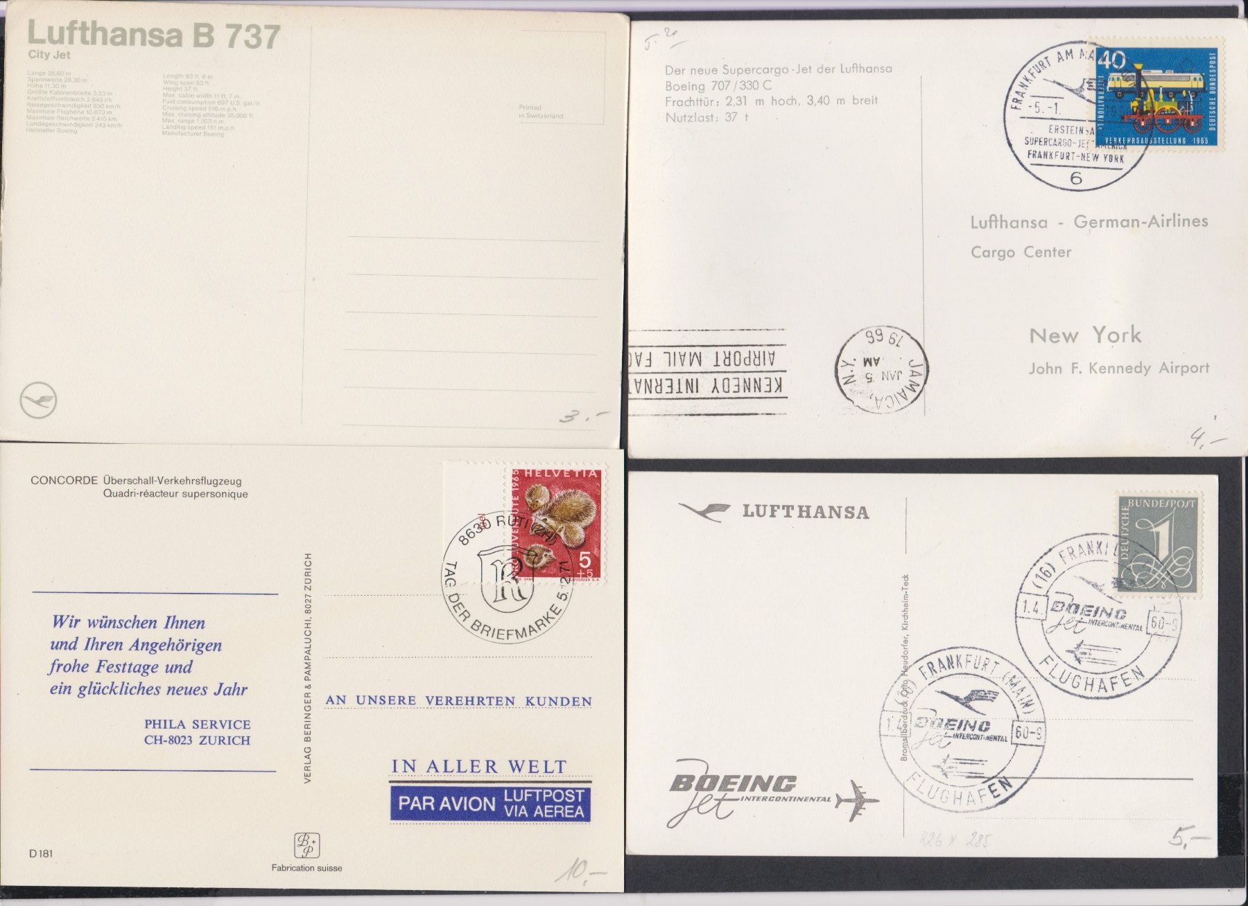 Cartoline postali: Flugzeuge   -   15 ältere Ansichtskarten – Usato da Vitznau venduto da Ropaku 1