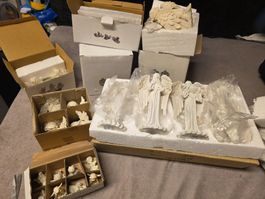 Engel Figuren Konvolut Weiss Dekoration Neuwertig Set