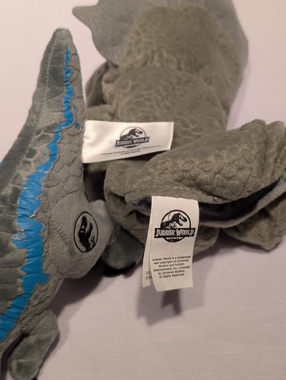 Jurassic World Plüsch Figur & Handpuppe Dinosaurier 4
