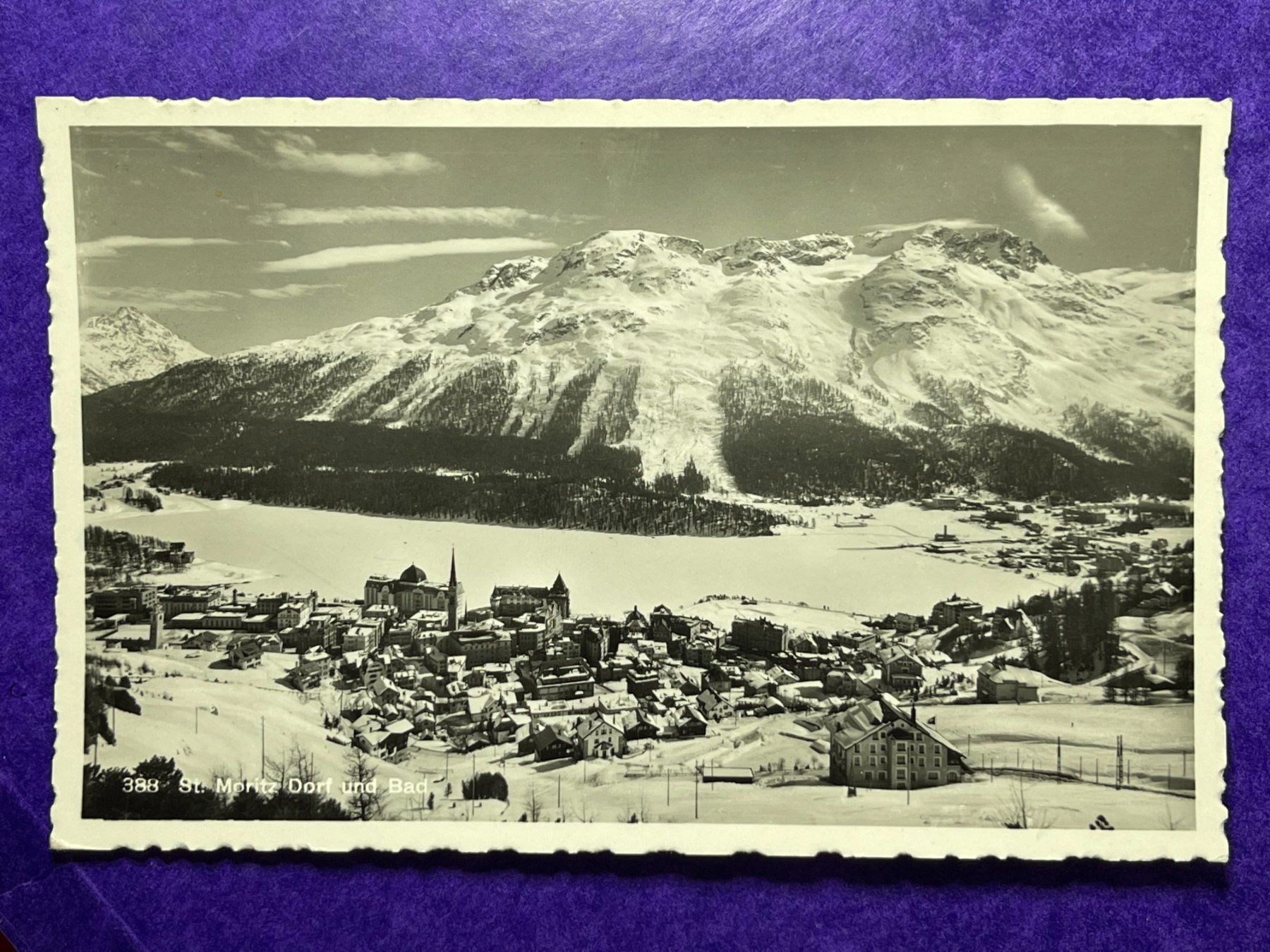 Cartoline postali: St. Moritz Dorf und Bad – Usato da Steg VS venduto da _vinci_
